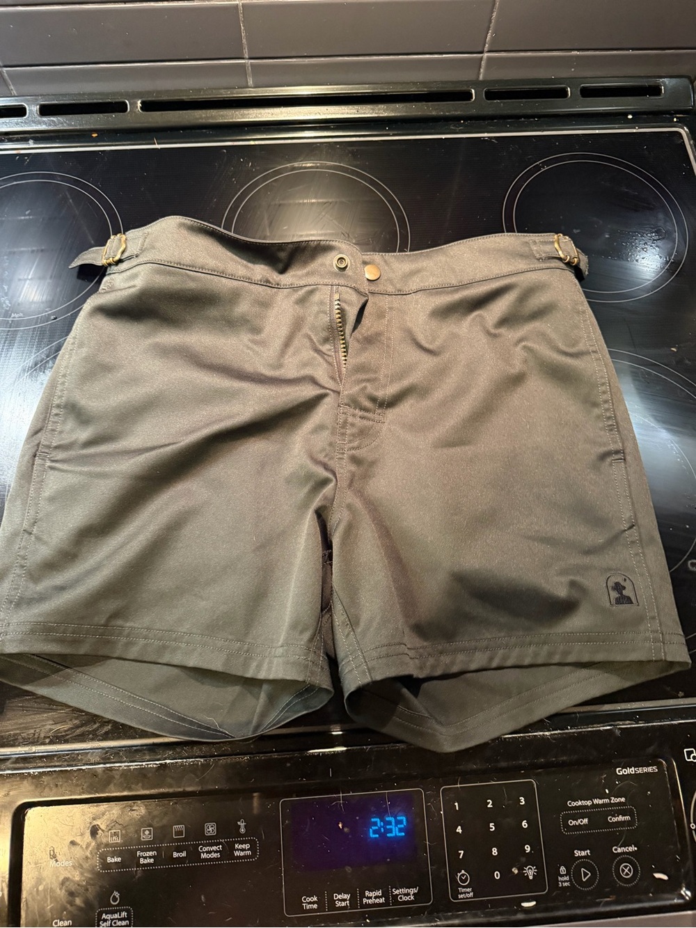 Dandy Del Mar Swim Trunks / Bathing Suit Shorts – Charcoal Gray